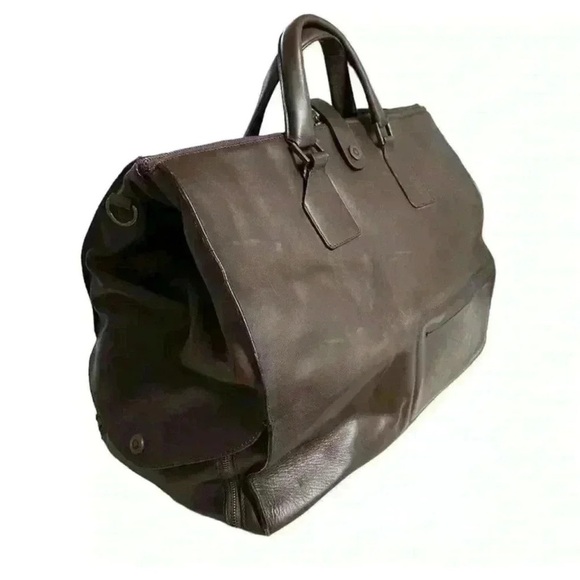 Ports 1961 Brown  Leather Travel Bag - Picture 10 of 10
